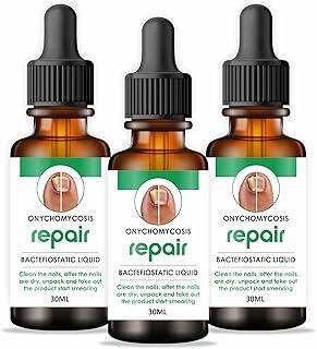Nail serum for nail repair, fungal infection, anti-infective removal, 100% Natural Profesional 30 ML Serum For Nail Strong, Supple and Shaped Nail Care Serum (30ml Pack Of 3)