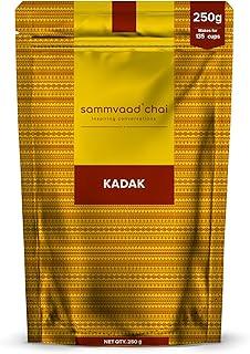 Sammvaad Premium Chai - 250 Grams | Fresh Kadak Chai | Sourced from India's Best Tea Estates Of Assam & Dooars | Strong & Aromatic