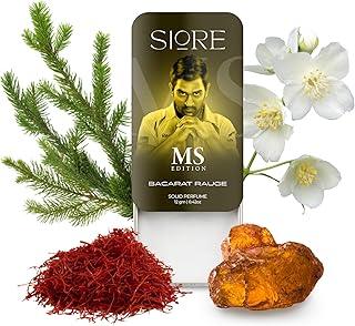 SIORE LIMITED EDITION MS Bacarat Rauge Alcohol Free Solid Perfume - 12 Gm 0.42oZ | Pocket Friendly and Easy to Apply | Long-Lasting & Strong Cologne Fragrance | Gift for Men & Women