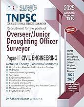SURA`S TNPSC CTSE Overseer / Junior Draughting Officer JDO Surveyor Paper II Civil Engineering Exam Book Guide English Medium 2025