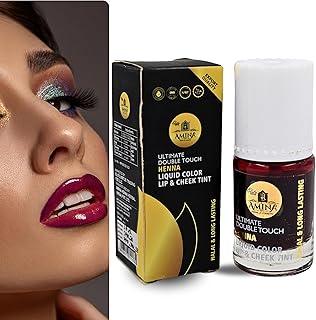 Amina Lip and Cheek Tint with Henna Color, Long Lasting Formula, Halal, Lumen