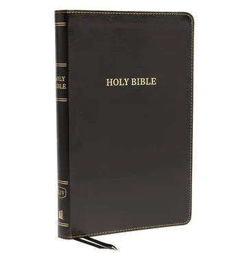Kjv, Thinline Bible, Leathersoft, Black, Red Letter, Comfort