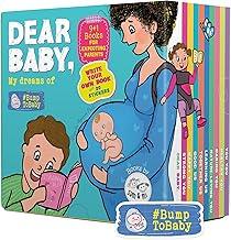 DEAR BABY, MY DREAMS OF Keepsake Box Set for New & Expecting Parents | 9 Books to Read to Bump + 1 DIY First Book to Baby + Stickers | Memories Keeper, Gift for New Mom, Pregnancy, Baby Shower