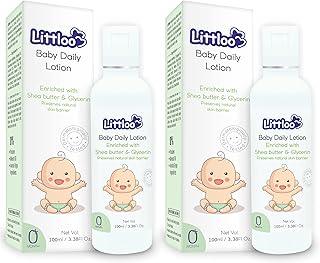 Littloo Baby Daily Moisturizing Lotion Enriched with Natural Calendula, Coconut Oil, Shea Butter & Glycerine, Paraben & Mineral Free, For Baby, Infants & Kids-100 ml(Pack of 2)