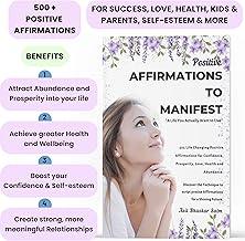 Positive Affirmations to Manifest Success Love Health Money | Master the Science & technique to script precise affirmations | A guide for 369 manifestation journal | Self help law of attraction book for confidence and self esteem