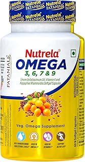 Nutrela Patanjali Omega 3 6 7 9 Softgels 60 Capsules