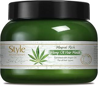 Style Aromatherapy Professional Hemp Seed Oil Treatment Hair Mask | Smoothens, Repairs & Adds Shine | Intensive Hair Repair for Straightening & Smoothening | Enriched with Dead Sea Minerals, Natural Plant Extracts | 200 ML