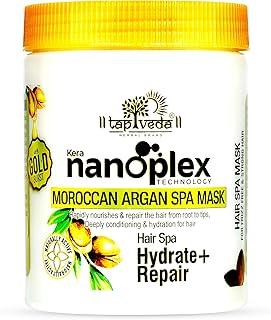 Tapveda Kera Nanoplex Technology Moroccan Argan Hair Spa Mask For Nourish & Repair |Mask for Dry & Frizzy Hair 900ml