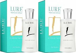 LURE Perfume Spray for Women (50ml) | Long Lasting Fragrance | Perfect For Everyday Use | Luxury & Distinction Premium Body Spray | Fresh Scent | (Pack Of 2)