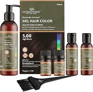 Sacred Herbs Organic Hair Color Light Brown – Natural Grey Coverage