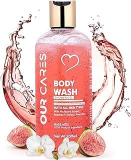 OURCARES Body Wash Moisturizing Foaming With For Softer, Smoother Skin | Shower Gel For Body, Face & Hair - 300 ML | Sulfate Free, Paraben Free- Liquid Shower Gel for Men and Women