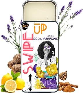 Swipe Up PULSE Solid Perfume – 10 Gm | Pocket Friendly and Easy to Apply | Natural, Handmade & Chemical-Free | Long-Lasting Bold Fragrance | Gift for Men & Women