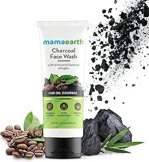 Mamaearth Charcoal Face Wash with Activated Charcoal & Coffee for Oil Control (100ml)