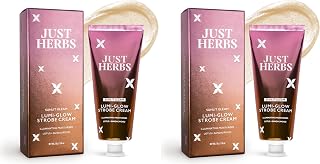 Just Herbs Lumi Glow Strobe Cream with Lotus & Sandalwood (Sunlit Gleam, 30 g)