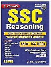 SSC Reasoning 6500+ TCS MCQs For SSC CGL, CHSL, GD, CPO Exam, MTS, Stenographer Exams 2025 | Topicwise Coverage Book | Detailed Explanations | Short Tricks | Previous year Questions Papers PYQ | In English