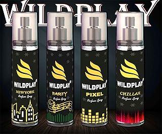Wildplay Newyork, Pixel, Party & Chillax 50ml Set of 4 Spray Perfume