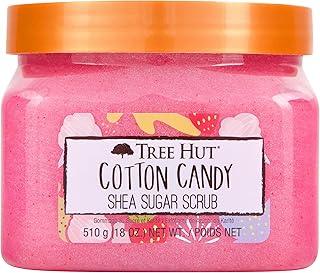 Tree Hut Cotton Candy Shea Sugar Scrub | Exfoliating Body Scrub Removes Dead, Dry Skin for a Soft & Hydrated Feel | Nourishing Essential Body Care | 510 Gms