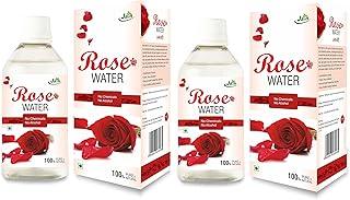 Jain Natural Alocohol and Chemical Free Rose Water - 200 ml (Pack of 2)