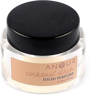 Anour Alcohol Free Solid Perfume | Essential Oil + Shea Butter | Natural Vegan Deodorant | For Underarms, Heels | Pocket Perfume | Men & Women- 3.5 gms