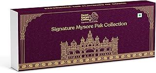 Sweet Karam Coffee Signature Mysore Pak Collection - Pack of 3 (100g each) | Unique Assorted Flavors - Ghee, Mango, Filter Coffee | No Refined Sugar | Soft & Rich Texture | Homemade Mithai | Festive Treat