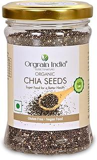 Orgrain India Chia Seeds 160g – Omega‑3 & Weight Loss