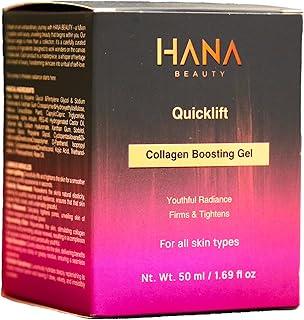 Hana Beauty Collagen Boosting Gel with Quicklift | Anti-Ageing | Wrinkle & Fineline Corrector | Enhance Elasticity | Oily, Dry, Sensitive & Combination Skin | For Men & Women | 50ml