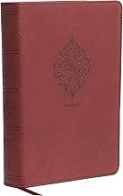 NKJV, Reference Bible, Compact Large Print, Leathersoft, Burgundy, Red Letter, Comfort Print: Holy Bible, New King James Version