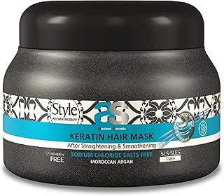 Style Aromatherapy Professional Keratin Treatment Hair Mask | Deep Conditioning & Hair Repair for Straightened & Chemically Treated Hair | SLS/SLES, Sulphate, Salt, Paraben Free | With Keratin & Botanical Oils | 200 ML