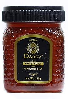 DADEV Unprocessed Raw Forest Honey-350gm (Pack of 2-175gm) 100% Pure Raw Honey Unprocessed and Organic Honey