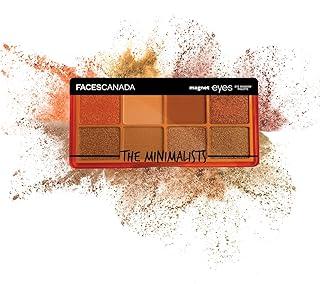 FACES CANADA Magneteyes 8 in 1 Eyeshadow Palette - The Minimalists, 6.4g | Shimmer & Matte Shades | Long Lasting & Intensely Pigmented | Buttery Soft Lightweight Texture | Smooth & Easily Blendable