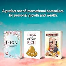 Most Popular Motivational Books for Self Development : Ikigai + Think And Grow Rich + Chanakya Neeti with Sutras of Chanakya Included