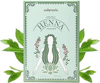 Ashpveda Organic Henna Powder Hair Colour - Triple Refined, Sun Dried, Natural & Herbal Premium Henna Powder with Shikakai and Bhringraj | No Ammonia, No Chemical | Nourishes Hair and Scalp (100 gm)