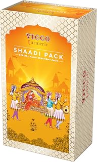Vicco Turmeric Shaadi Pack | For Haldi Ceremony | No Mixing, No Stains