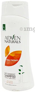 Adven Naturals Anti Dandruff Shampoo bottle of 200 ml shampoo