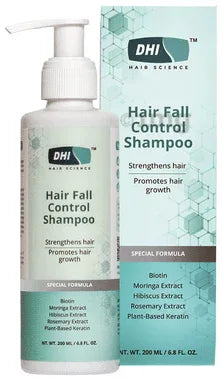DHI Hair Fall Control Shampoo pump bottle of 200 ml shampoo