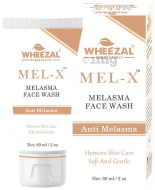 Wheezal Mel X Face Wash tube of 60 ml face wash