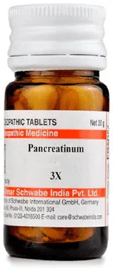 Dr Willmar Schwabe India Pancreatinum Trituration Tablet 3X bottle of 20 gm trituration tablet