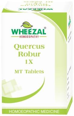 Wheezal Homeopathy Quercus Robur 1X MT Tablet bottle of 25 gm tablet