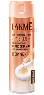 Lakme Peach Milk Intense Moisturiser bottle of 60 ml moisturiser