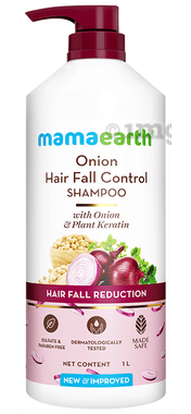 Mamaearth Onion Shampoo for Hair Fall & Hair Care | SLS & Paraben-Free | For All Hair Types pump bottle of 1 ltr shampoo by Mamaearth – Shop authentic Mamaearth products. Free S/H Singapore, Dubai, Japan. Trusted since 2013, 50K+ orders