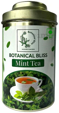 Botanical Bliss Mint Tea tin of 50 gm leaves
