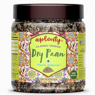 Aplenty Green Dry Paan Special 400g Sukha Meetha Paan Mukhwas Mouth Freshener Made with Betel Leaf Herbs and Spices Withou