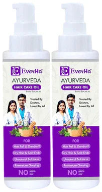 EverHa Ayurveda Hair Care Oil (100ml Each) combo pack of 2 bottles