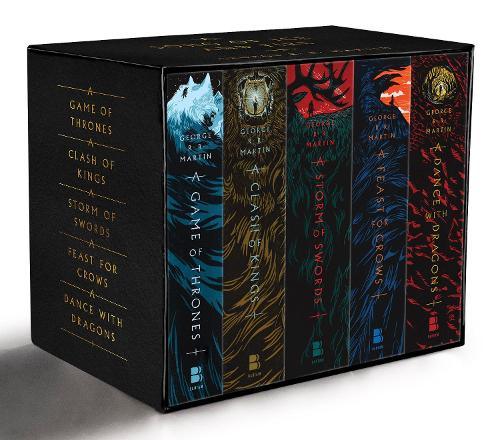 George R. R. Martin's A Game of Thrones 5-Book Boxed Set (Song of Ice and Fire Series): A Game of Thrones, A Clash of Kings, A Storm of Swords, A ... ... A Feast for Crows, and A Dance with Dragons