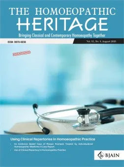 Homoeopathic Heritage August 2025 Issue