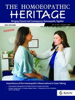 The Homeopathic Heritage October Issue 2025