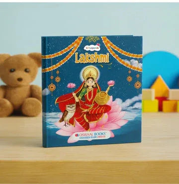 Oswaal Lil Legends Enchanting Tale of Goddess Lakshmi Board Book for Kids | Illustrated Mythological Story | Inspiring Short & Engaging Bedtime Story