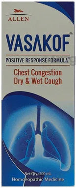 Allen Vasakof Cough Syrup bottle of 200 ml syrup