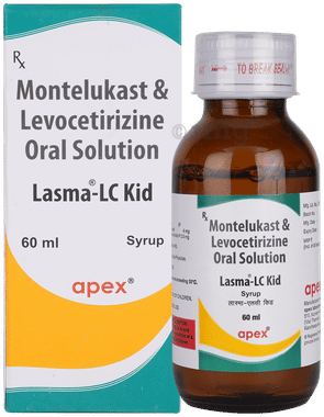 Lasma LC kid Syrup bottle of 60 ml syrup