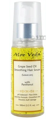 Aloe Veda Grape Seed Oil Smoothing Hair Serum (Leave-On) bottle of 100 ml serum